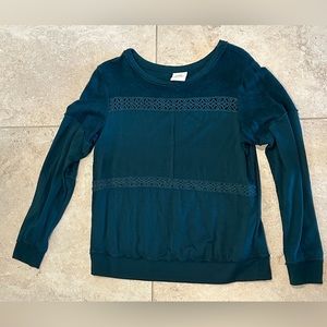 Knox Rose Green Sweater Medium